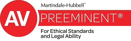 Martindale-Hubbell | AV Preeminent | For Ethical Standards and Legal Ability